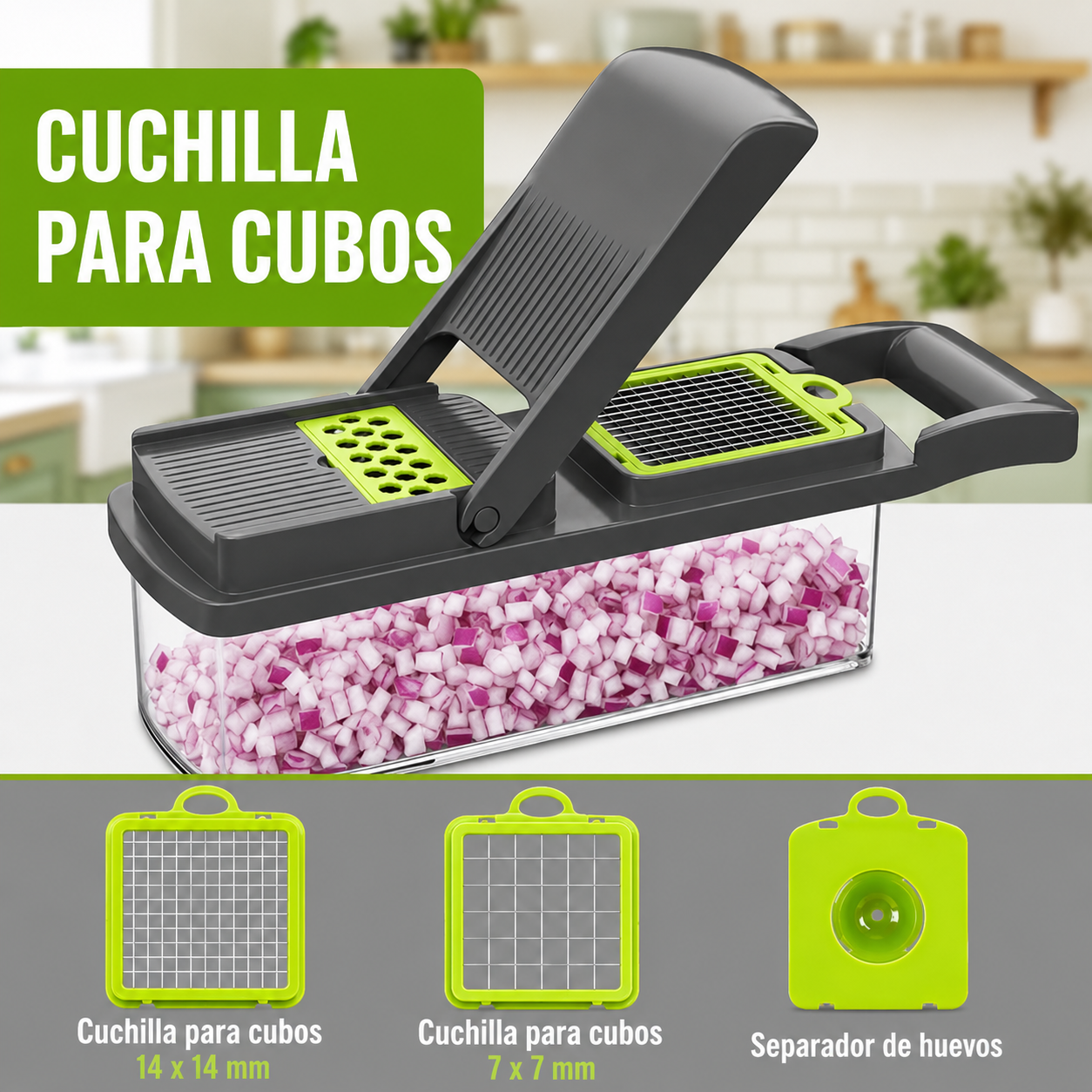 Cortador multifunción de Verduras 16 en 1 Mandolina de Cocina Profesional